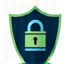 방패와 열쇠 구멍 아이콘